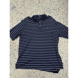 Polo by Ralph Lauren Navy and White Striped Shirt